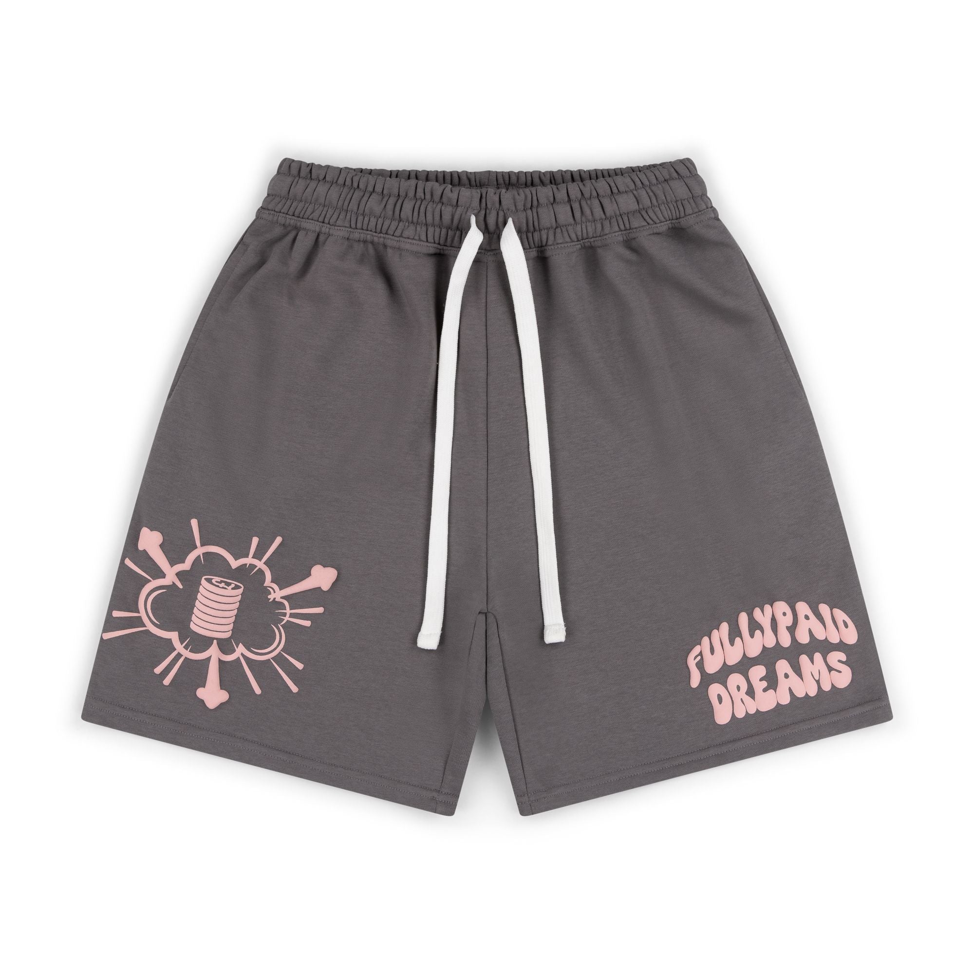 DREAM SHORTS CHARCOAL GREY / PINK