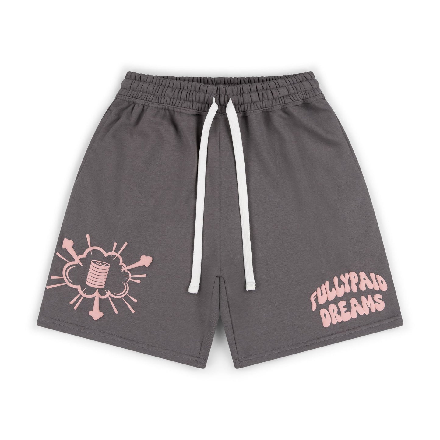 DREAM SHORTS CHARCOAL GREY / PINK