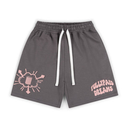 DREAM SHORTS CHARCOAL GREY / PINK