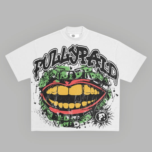 MONEY MOUTH TEE | WHITE