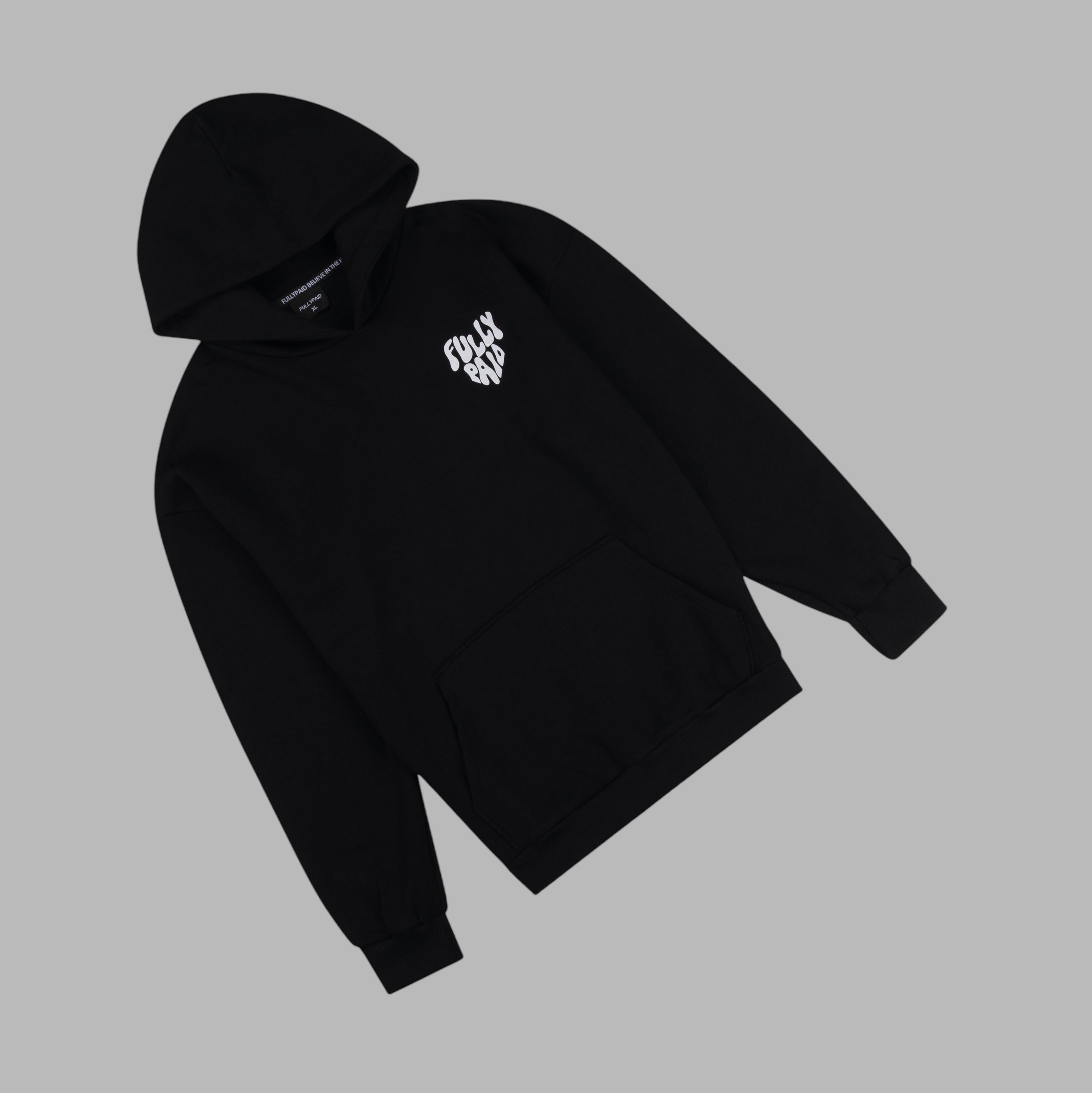 HEART HOODIE | BLACK