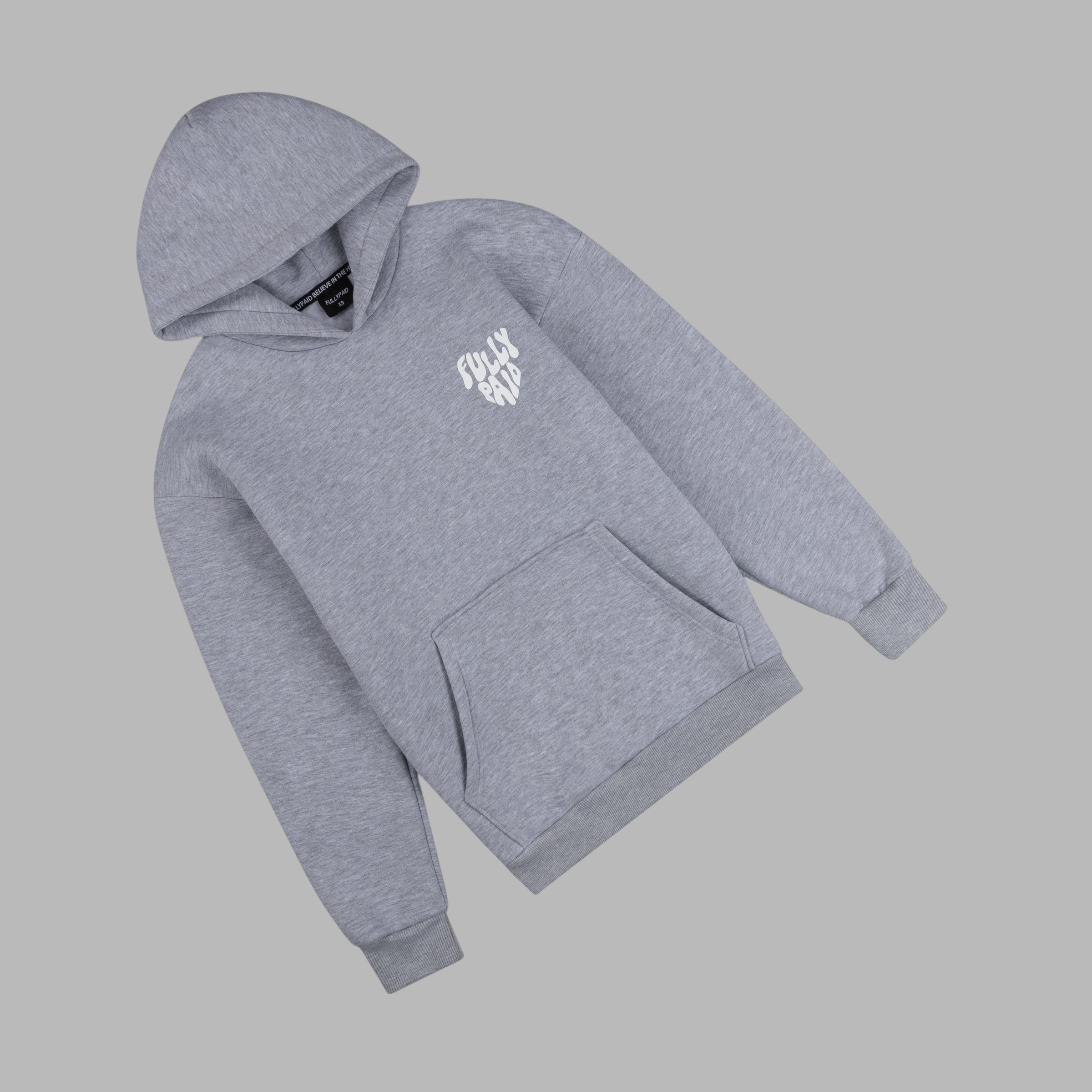 HEART HOODIE | GREY