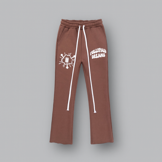 DREAMS JOGGERS | BROWN / WHITE