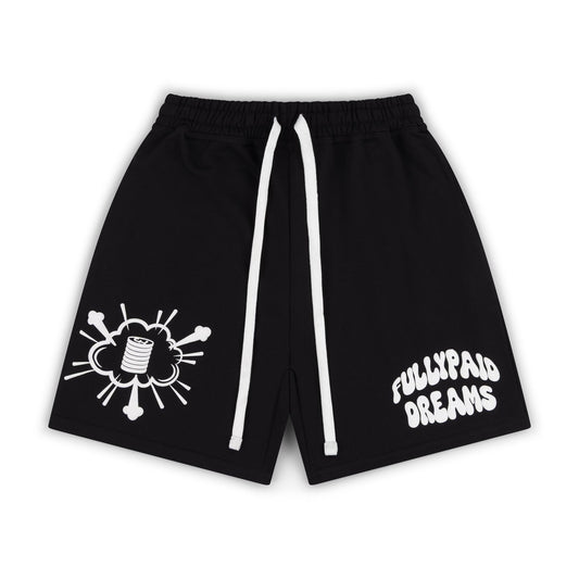 DREAMS BLACK / WHITE SHORTS