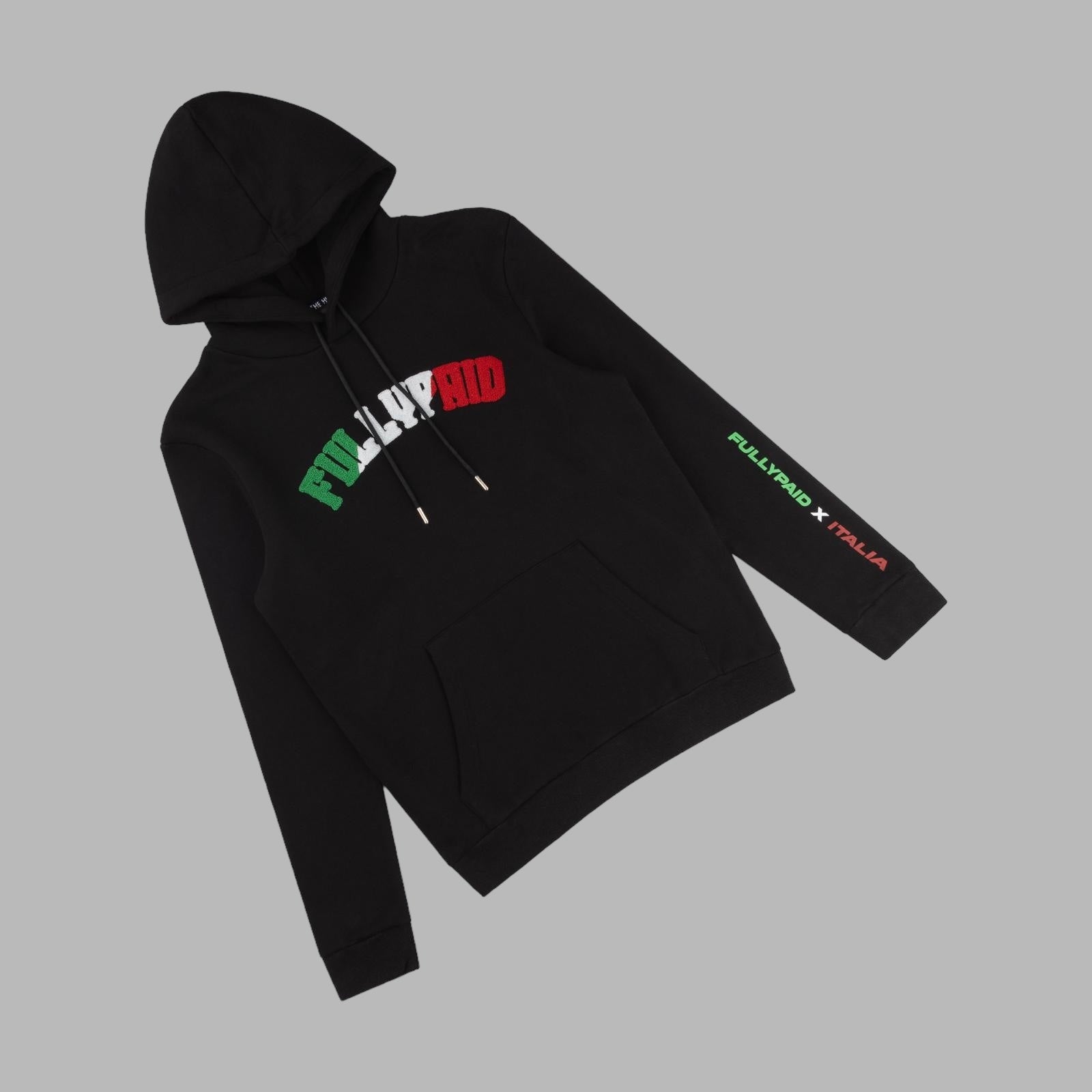 ITALY CLASSIC HOODIE | BLACK