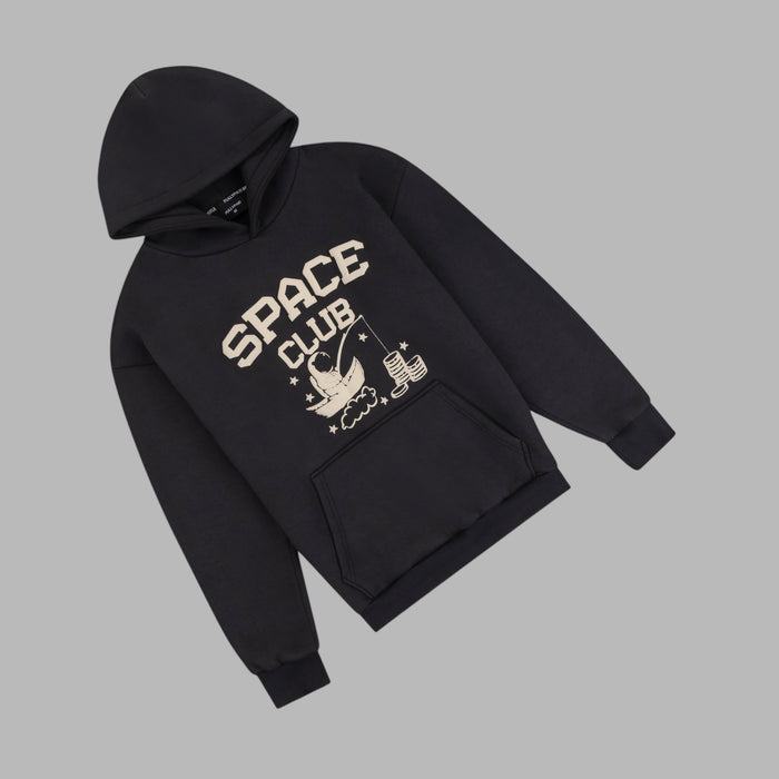 SPACE CLUB HOODIE | BLACK